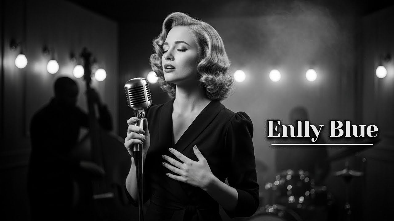 Enlly Blue - Midnight Streets | 1950s Soul Blues (Lonely Road Blues, Sax & Heartfelt Vocals)