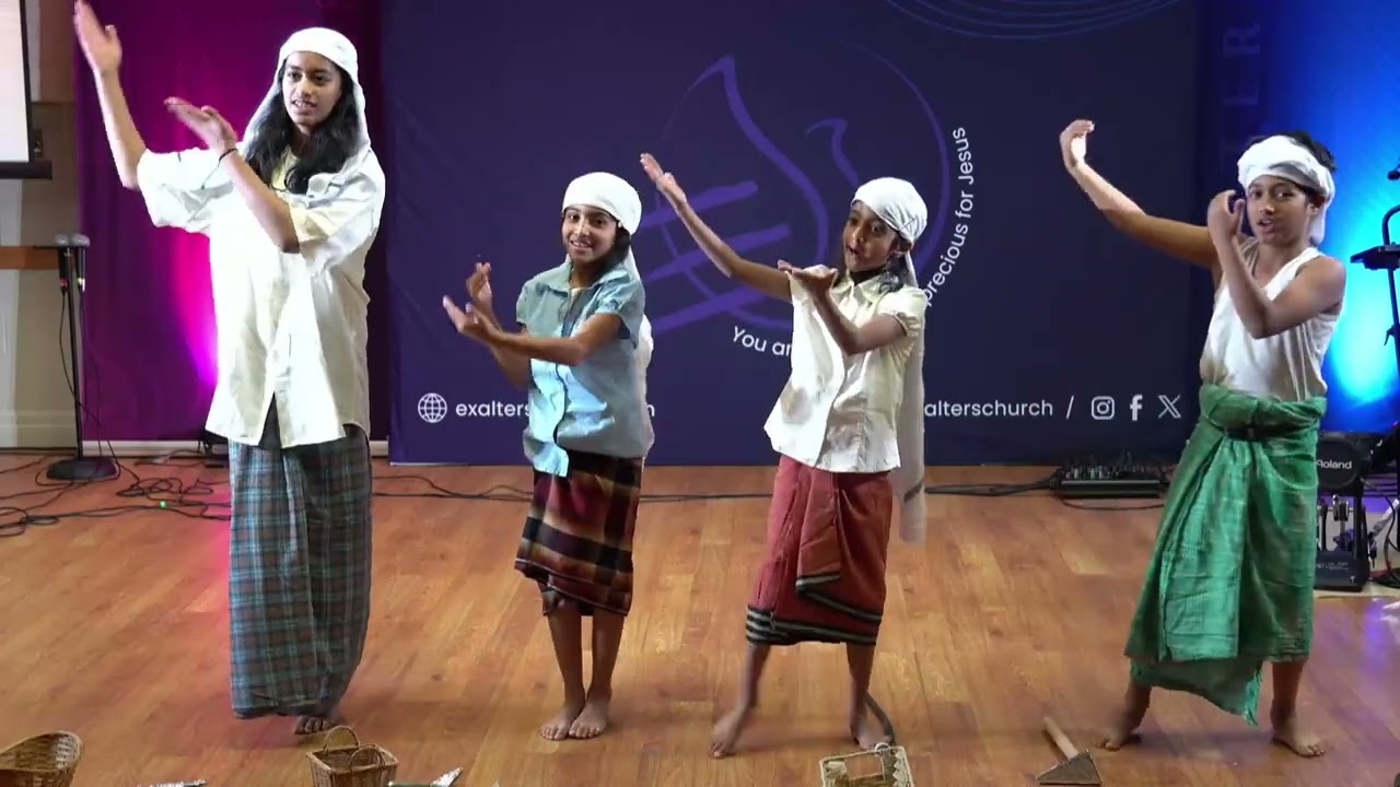 eKidz - Vayalu Vilayana Kazcha | Christian Folk Dance | Exalters Church 3rd Anniversary 2024