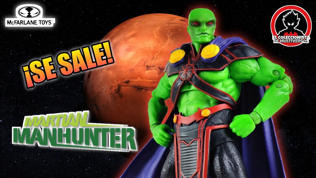 🟢MARTIAN MANHUNTER⚫ DC REBIRTH DC Multiverse mcfarlane toys review en Español! Increíble nivel! 💥