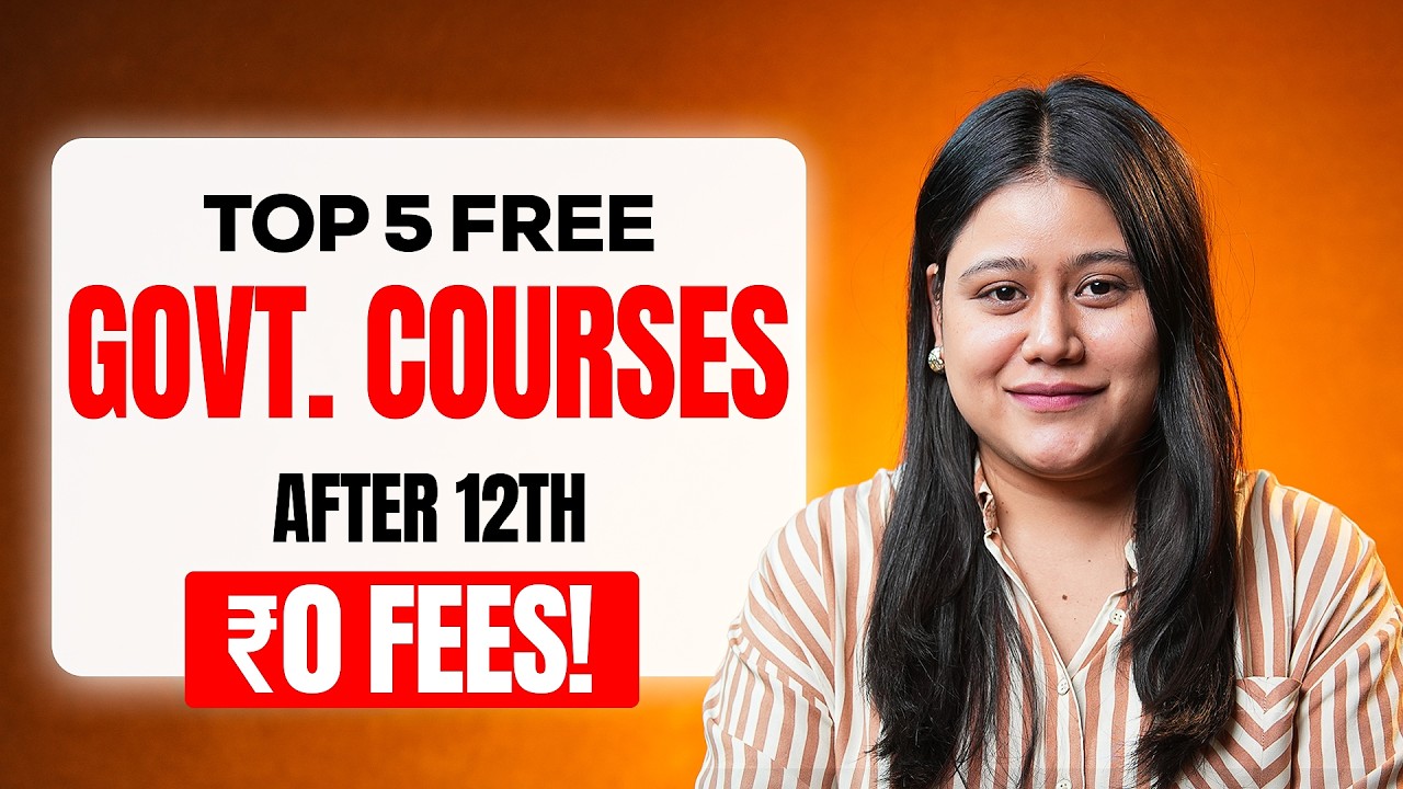 Free Govt Courses After 12th in 2026  🔥 | Job Ready in 3 Months | Skill India
