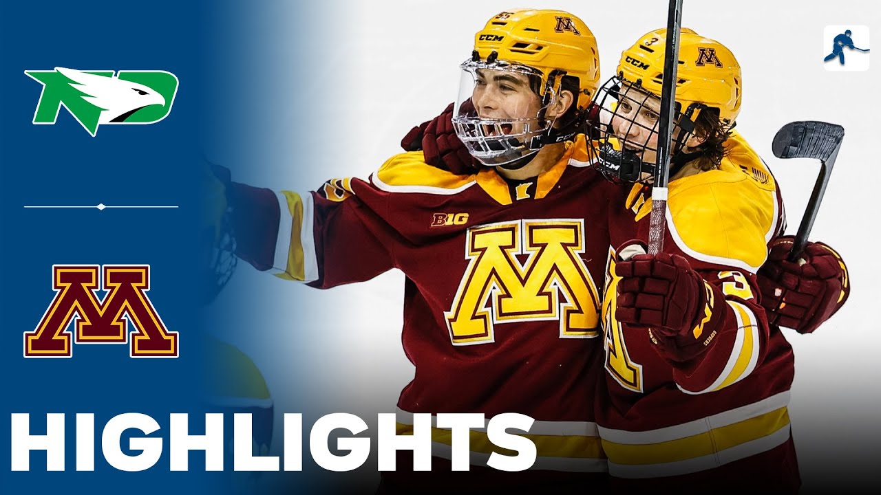 North Dakota vs Minnesota | NCAA College Hockey | Highlights - October 18, 2025