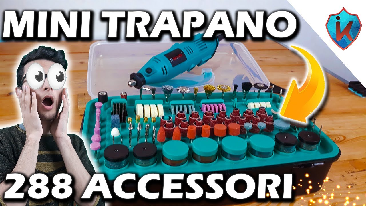 RECENSIONE GOXAWEE MINI TRAPANO 288pz ACCESSORI PER MAKER 😱