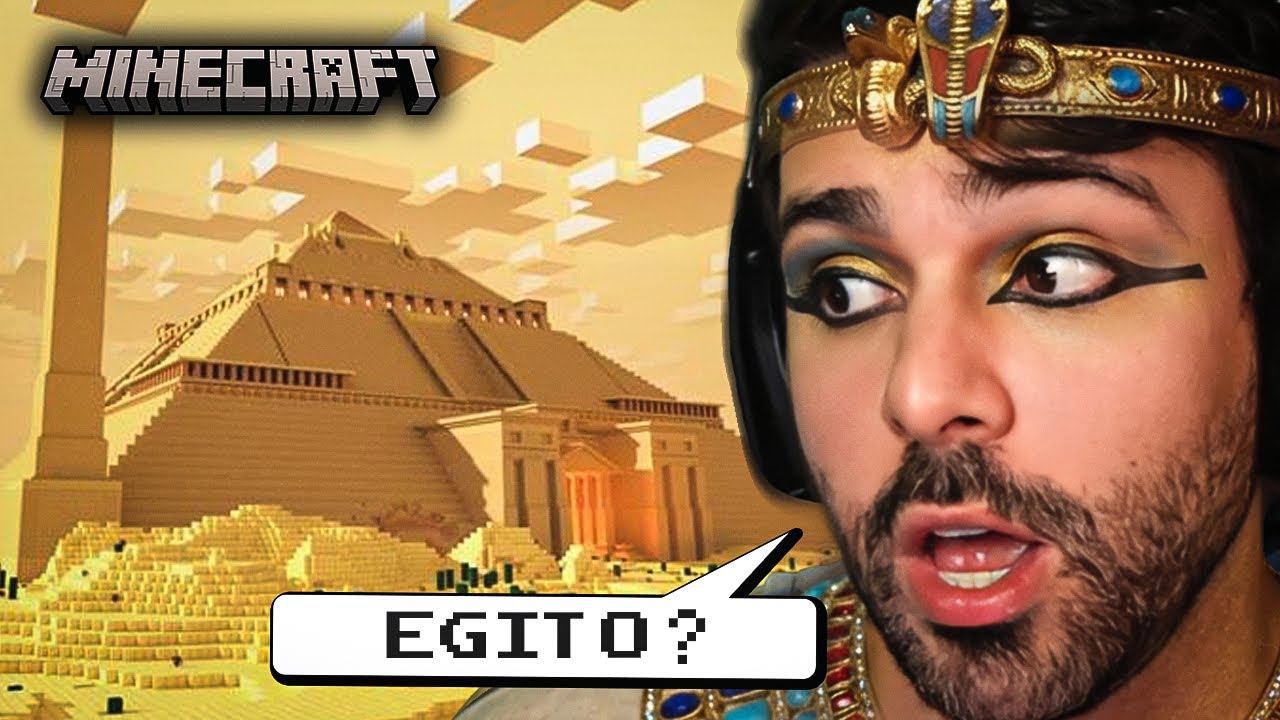 🚨 ACHAMOS UMA PIR&Acirc;MIDE PERDIDA NO MEIO DO DESERTO! MINERVA E GREVTHAR JOGANDO MINECRAFT AT&Eacute; ZERAR