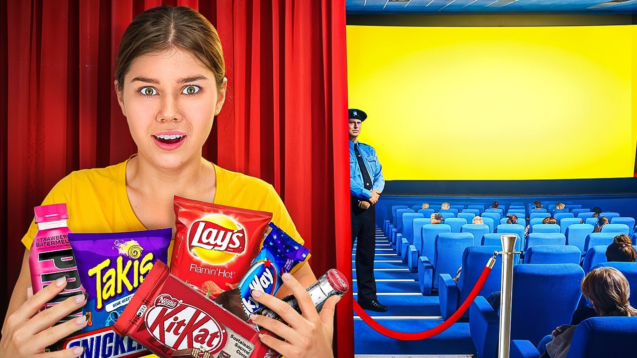 ¿Cómo Nastya y Artem Logran Entrar Sorpresas Dulces al Cine Sin Ser Atrapados?