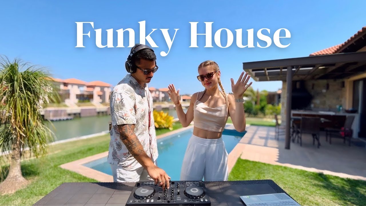 Funky House Mix - Poolside DJ Set in Buzios, Brazil I Trying Açaí