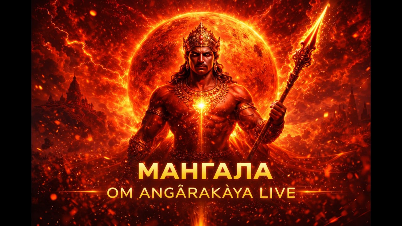 🔴 МАНГАЛА — Мантра силы, воли и решительности | Om Angarakaya (Live)
