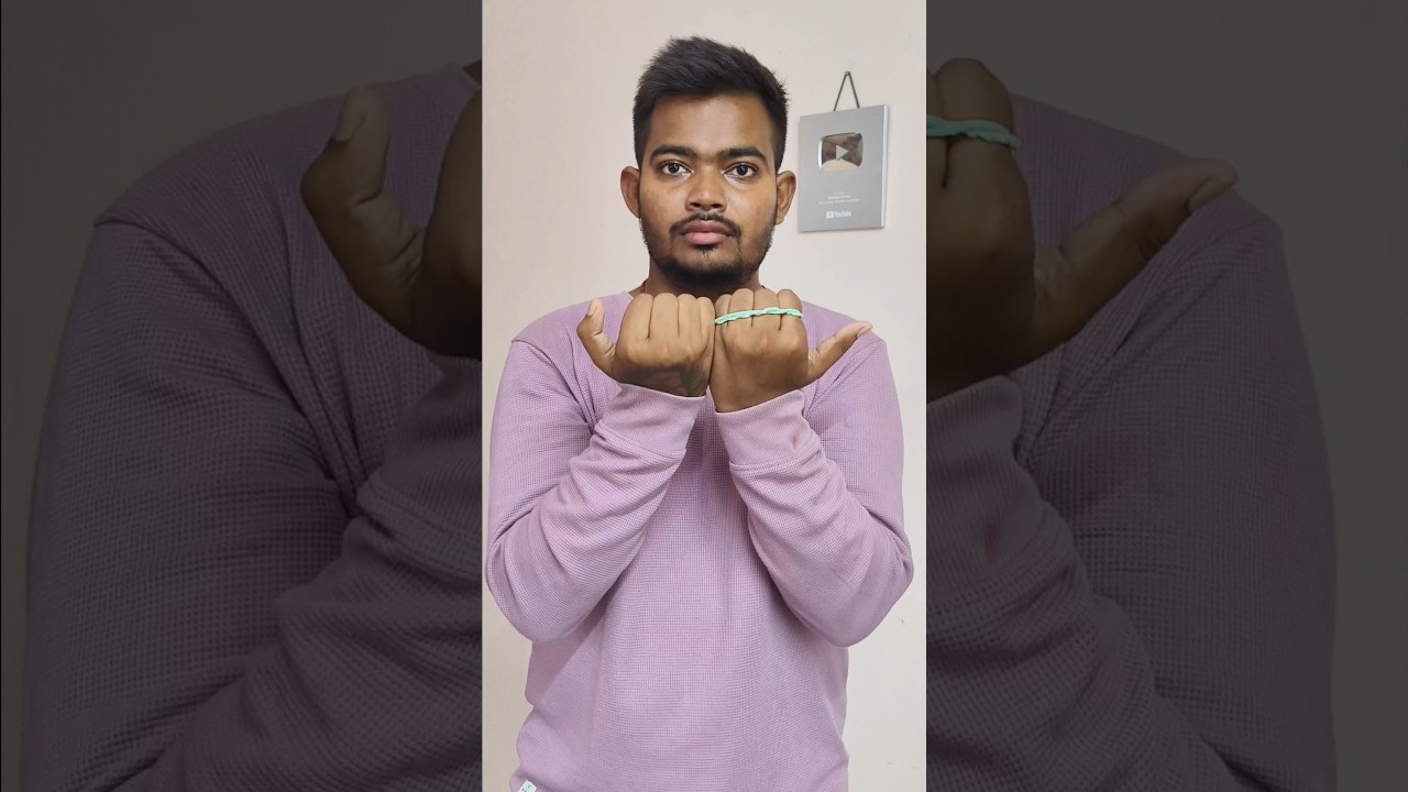 Rubber Band Vanish Trick 🤯 | Easy Hand Magic Tutorial 💯😉 