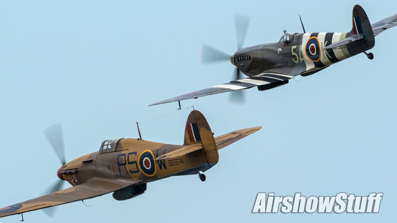 Spitfire and Hurricane Aerobatics - EAA AIrVenture Oshkosh 2021