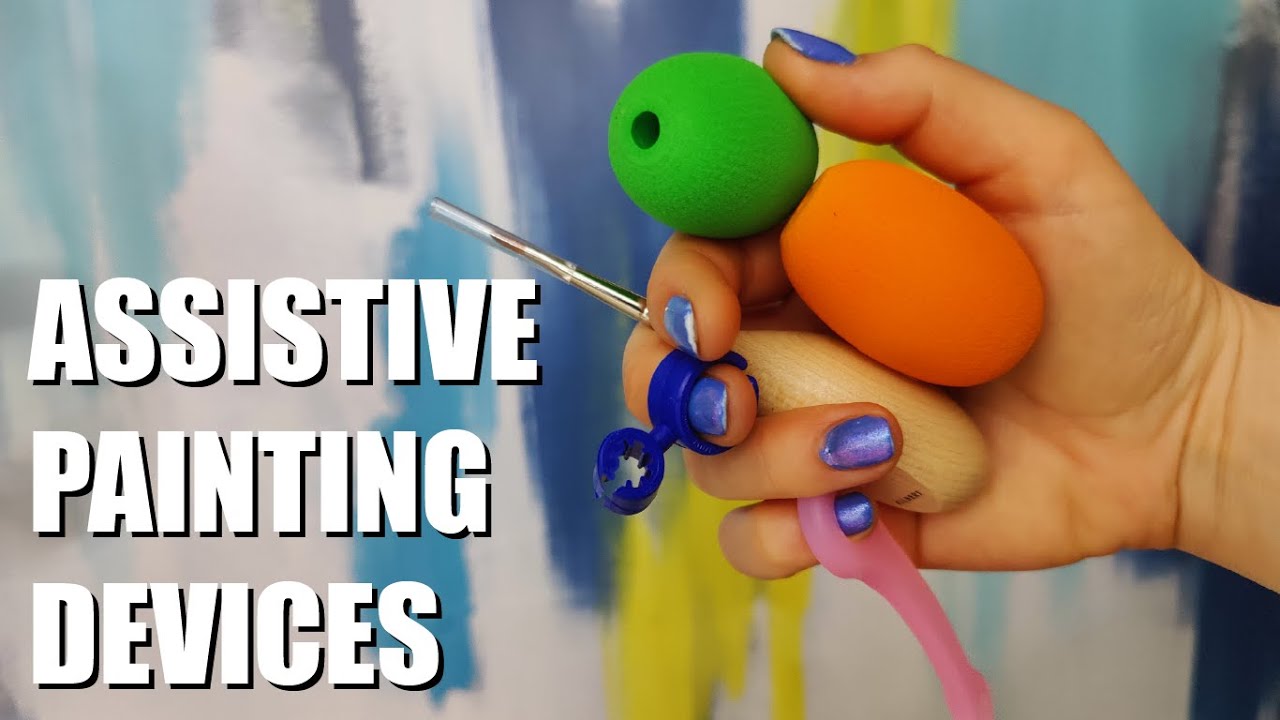 Assistive Devices for Painting - 6 devices to help with grip and stability- Accessible Watercolor