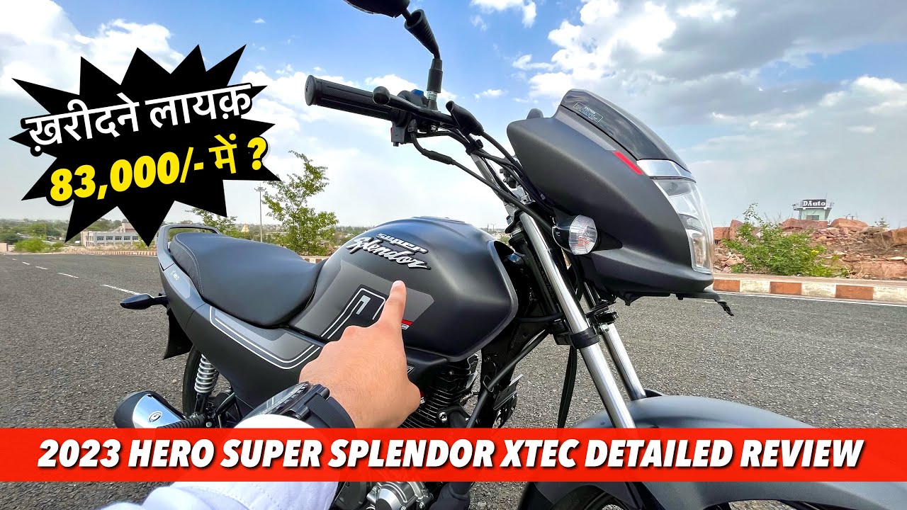 New Hero Super Splendor Xtec 2023 Detailed Review | SR Motoworld