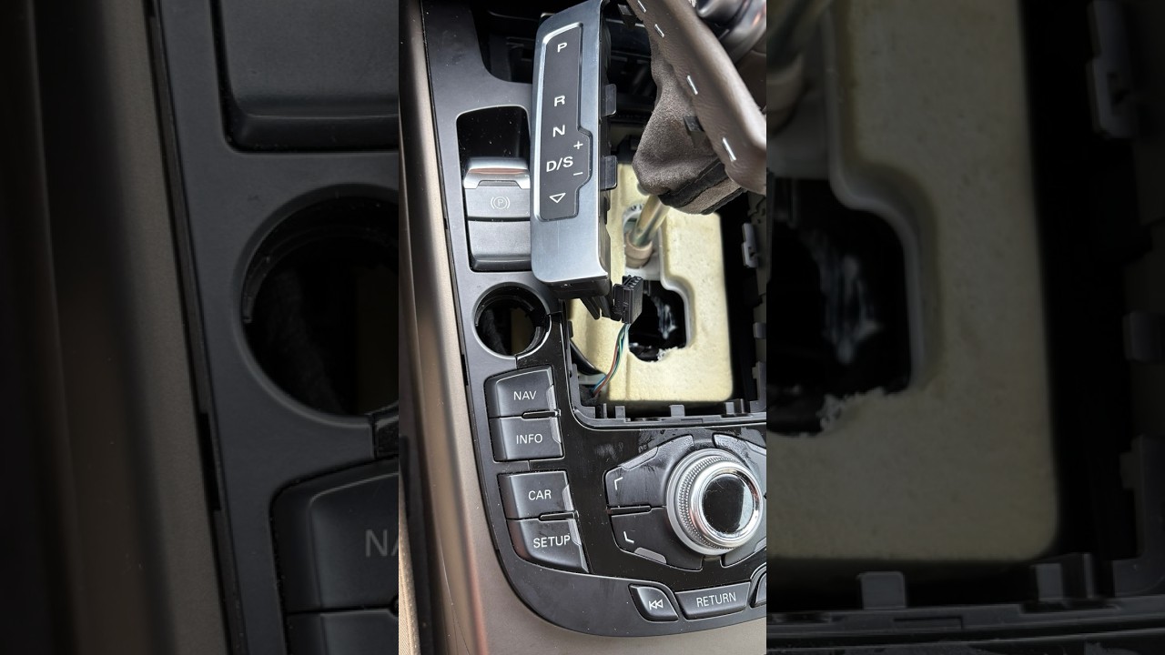 Wymiana przycisku start engine stop Audi A5 8T polift