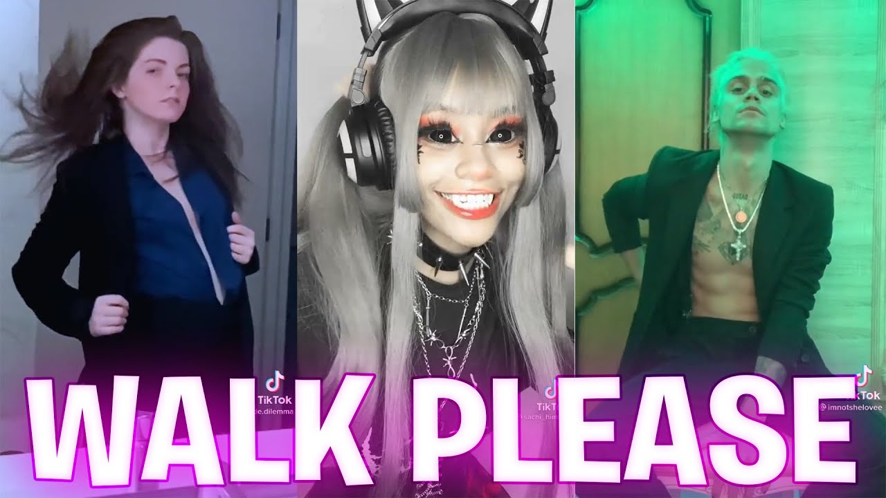 Walk please ... NO NO NO NO you got to go like.. WALKKKK!!!!! Tiktok trend compilations 2021