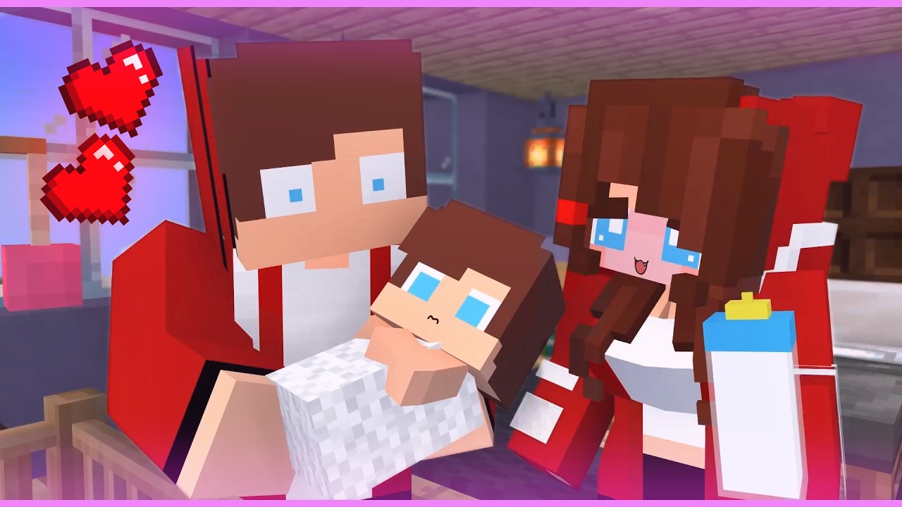 MAIZEN : JJ Became Family! - Minecraft Animation JJ & Mikey