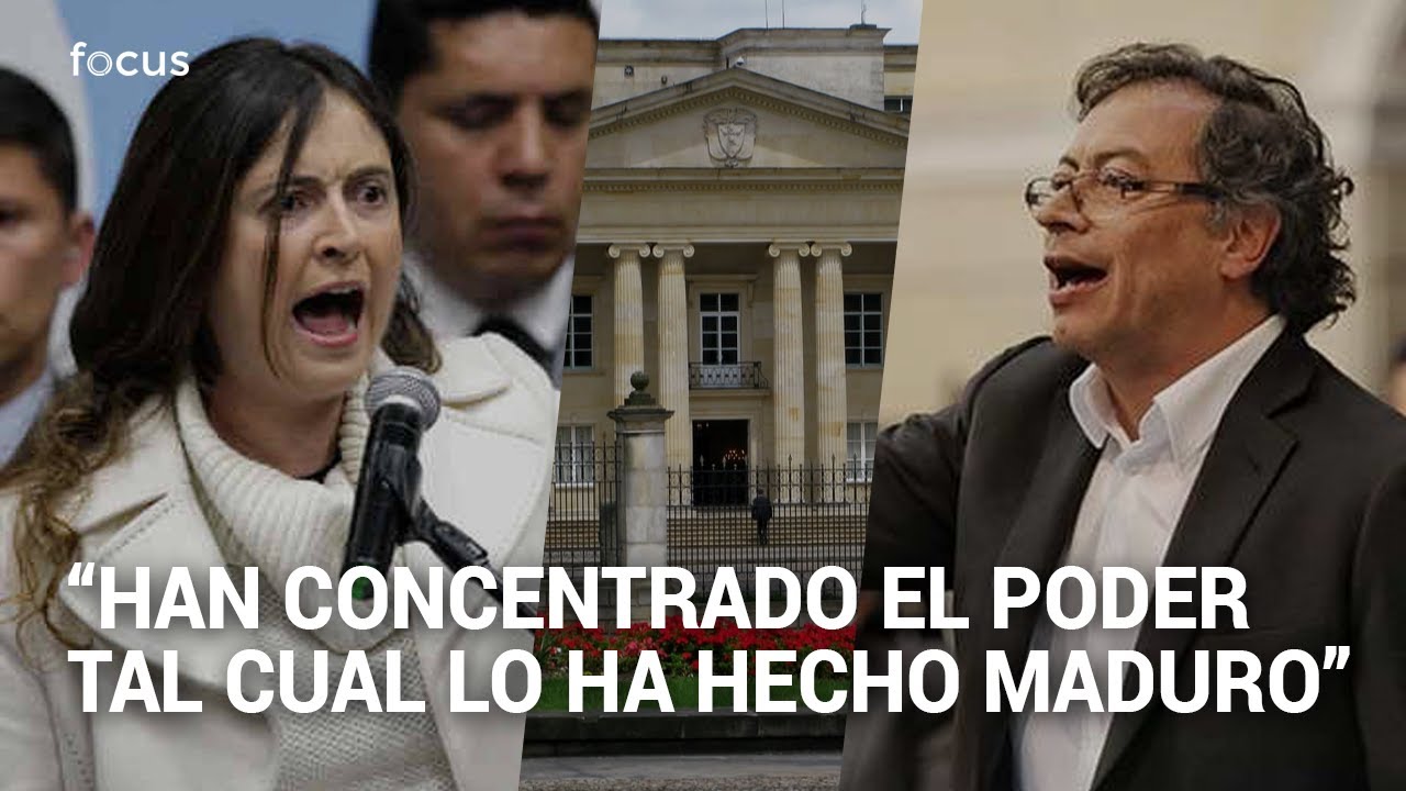 El fuerte agarrón entre Gustavo Petro y Paloma Valencia en el Senado