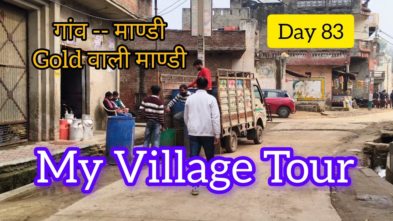 My Village Tour | गांव -- माण्डी (Gold) || #day83 #trending #myvillagetour #viralvillagevlog 