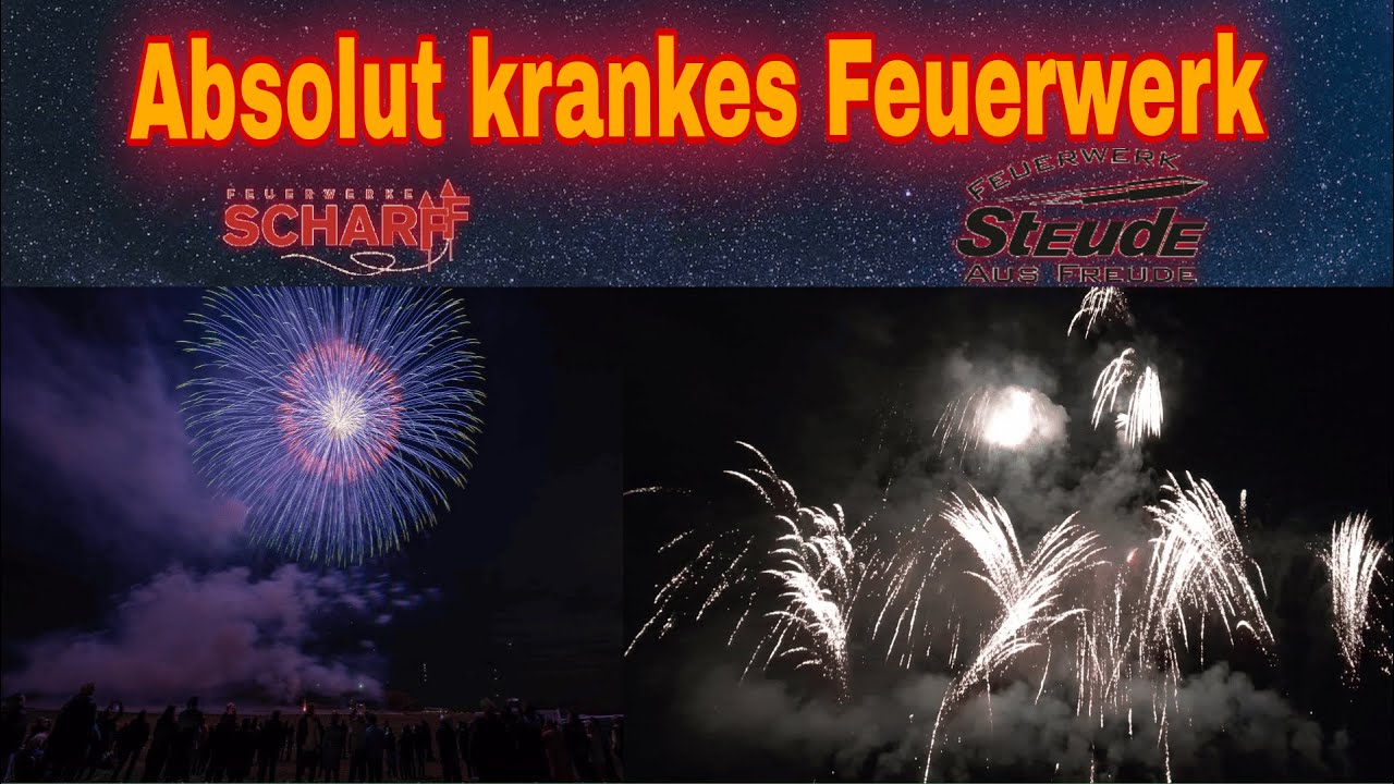 Feuerwerk extrem (so etwas habe ich noch nie erlebt)❤️‍🔥🤯