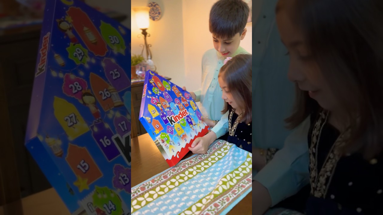 Ramadan Calendar by Kinder Chocolate 🍫 #ramadan #chocolate