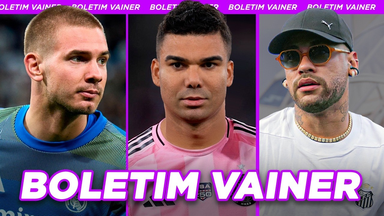 CASEMIRO PODE JOGAR COM MESSI│NEYMAR FALHA NA ELIMINAÇÃO DO SANTOS e+ - Boletim Vainer
