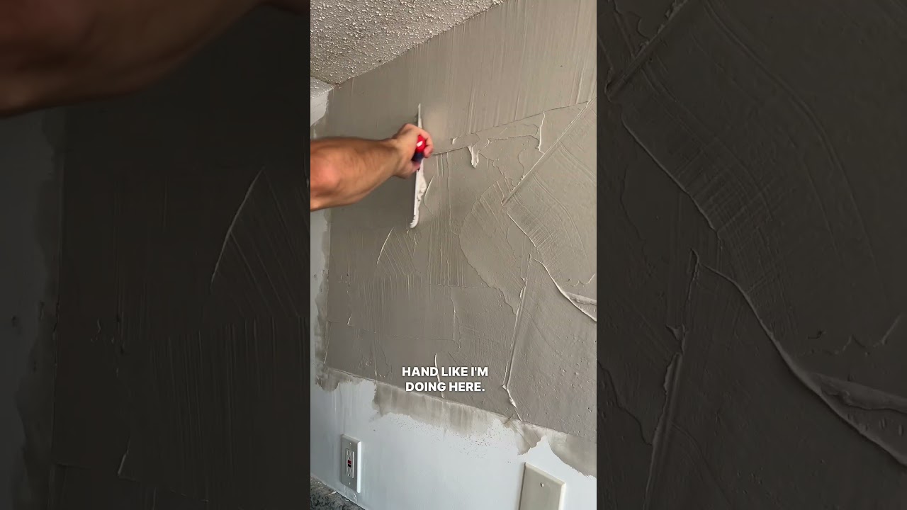 4 steps to skim coating! Drop more advice in the comments 🤝 #skimcoat #diydrywall #that70sreno