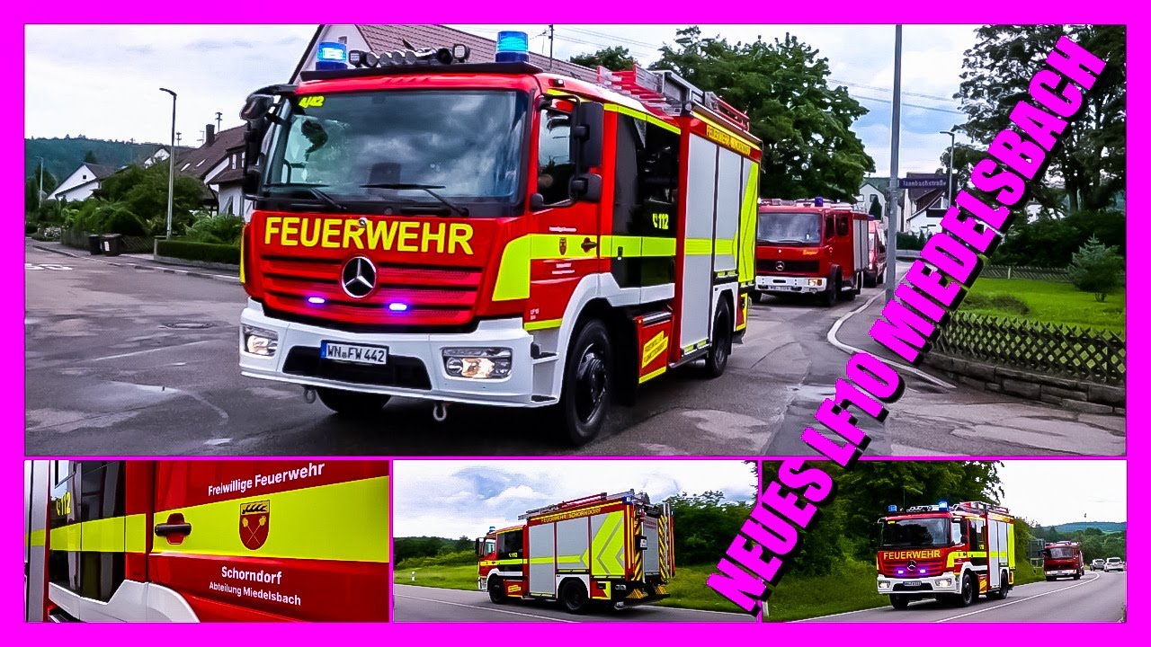 😍 Neues Löschfahrzeug (LF10) 😍 Miedelsbach  |  🚒 Freiwillige Feuerwehr Schorndorf