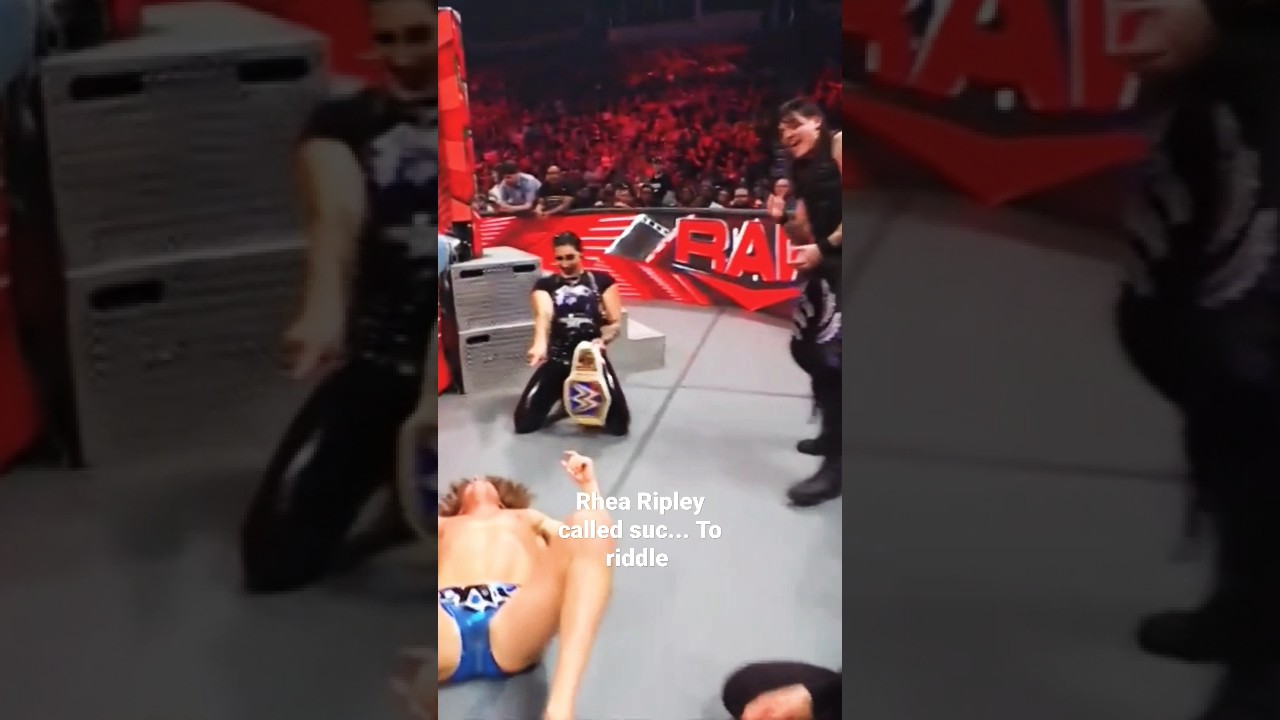 RHEA RIPLEY IS BIG PROBLEM FOR KO,SAMI, RIDDLE #raw #wwe #rhearipley #kevinowens #riddle #samizayn