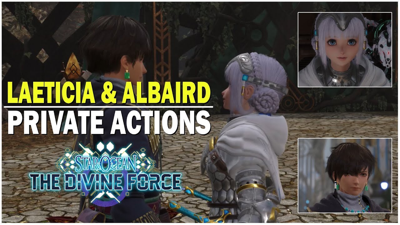 Laeticia and Albaird Private Actions - Star Ocean: The Divine Force #staroceanthedivineforce
