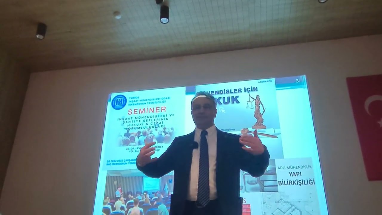 Şantiye Şefliği görevler sorumluluklar cezalar inşaat hukuku Dr. Levent Mazıligunay Denizli MİMO