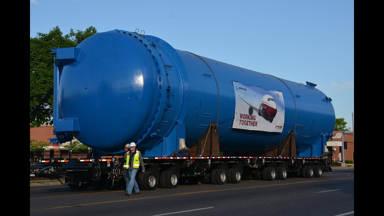 Giant Autoclave for Boeing 777X Parts Makes its Move