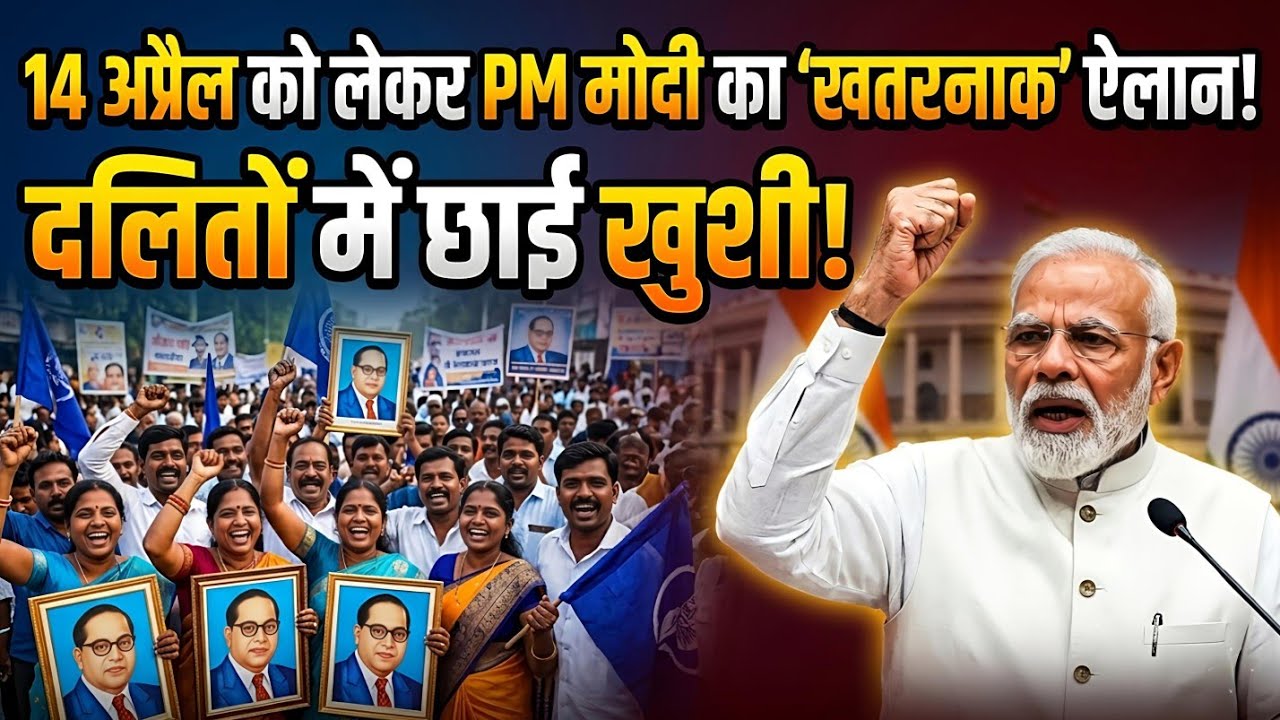 Ambedkar Jayanti को लेकर प्रधानमंत्री का बड़ा फैसला | Narendra Modi on 14 April | BJP | Dalit | 
