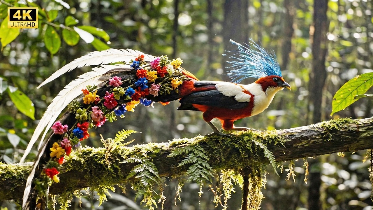 Top 100 Most Beautiful & Rare Birds in the World  4K HDR Wildlife