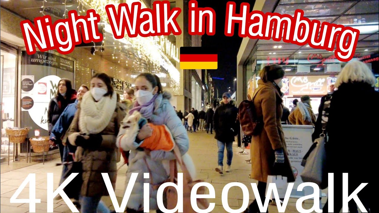 Germany - Night Walk in Hamburg - Hamburg 2022
