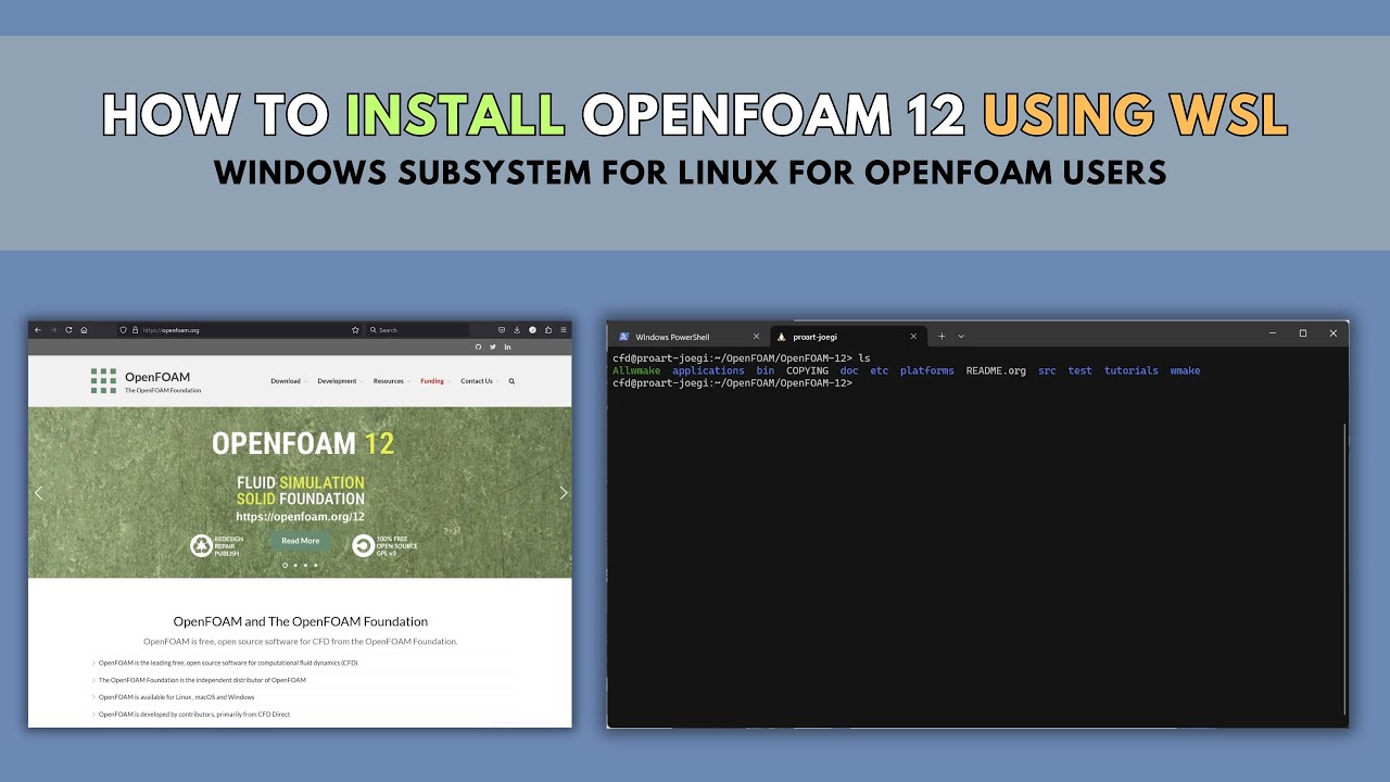 10. How to install OpenFOAM 12 using WSL + OpenSUSE 15.5