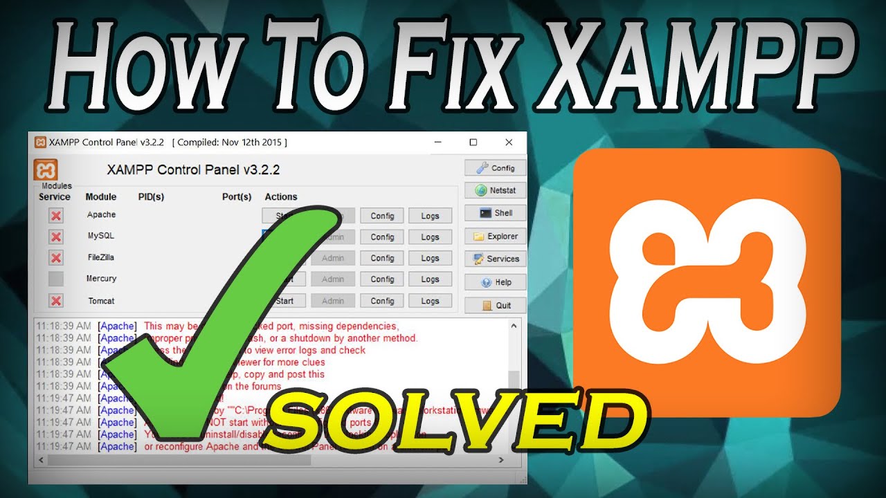 How to Fix All XAMPP Errors 2025: Apache/MySQL/phpMyAdmin/localhost