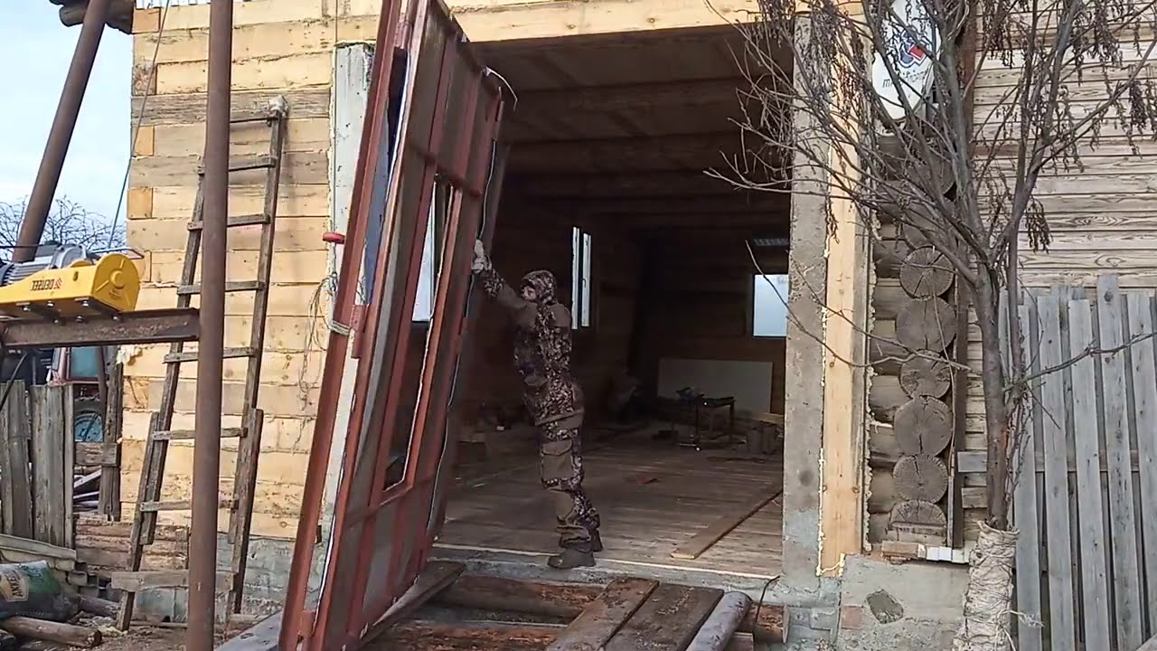 Ворота для гаража. Подъемно-складывающие.