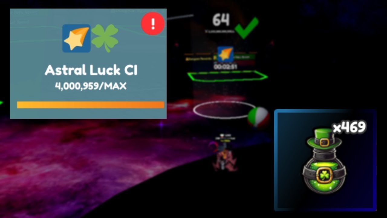 500+ Super Leprechauns with Astral Quest Complete! Dungeon RNG