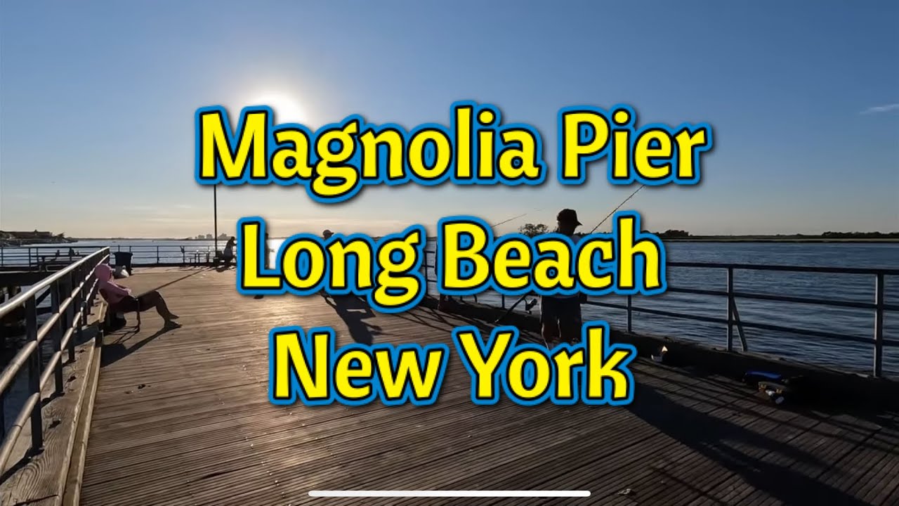 Long beach New York Magnolia Pier.