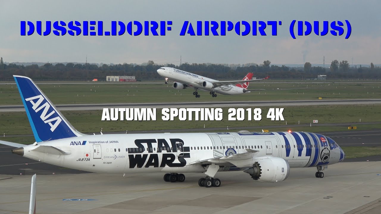 Dusseldorf Airport (DUS) Autumn Spotting 2018 4K