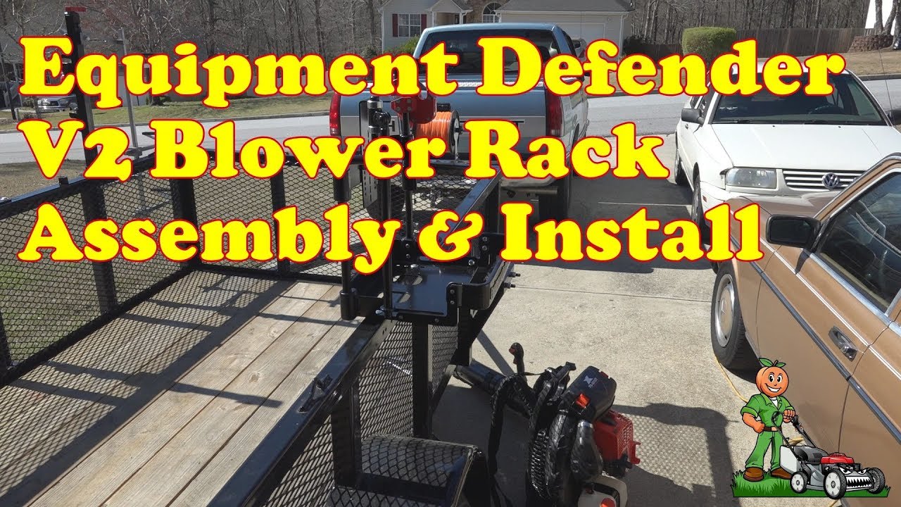 Assembly and installing an Equipment Defender V2 Blower Rack