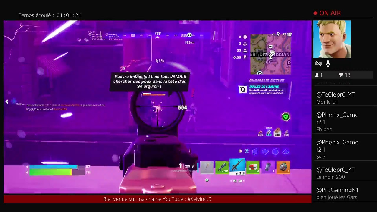 Live évènement sur fortnite  #Kelvin4.0
