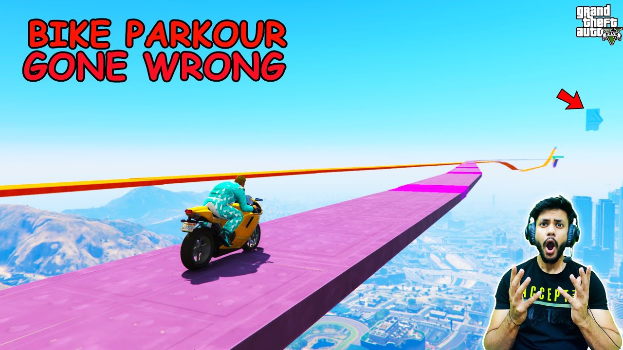 98.998 % Impossible Bike Parkour Gone Wrong GTA 5