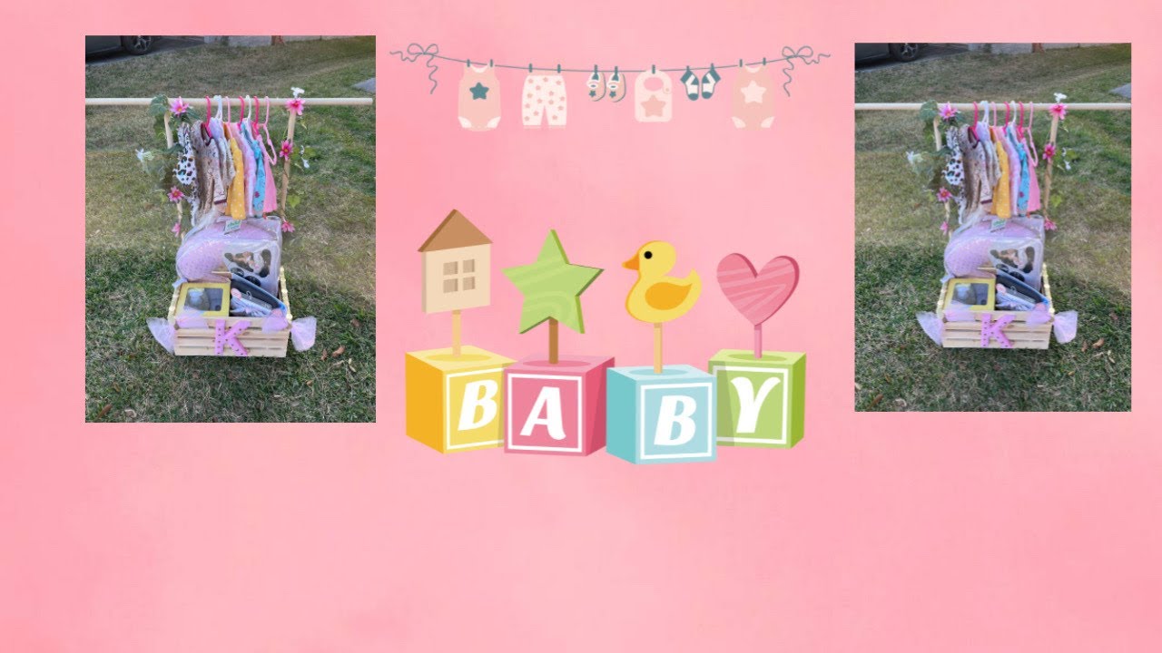 DIY BabyShower Crate | Easy Gift Basket Filled | Tiktok Inspired | Crate Box