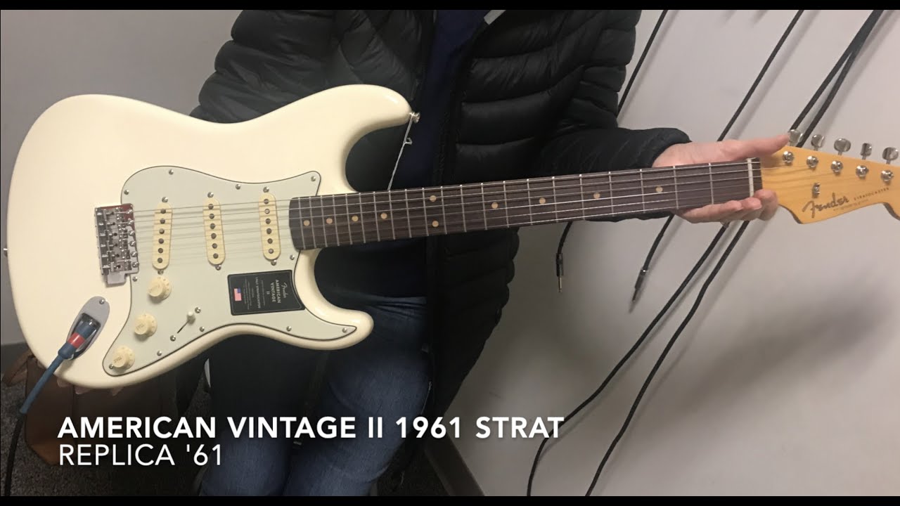 3 Fender Strats (1961 American Vintage II + Am Pro II + Original 1962)