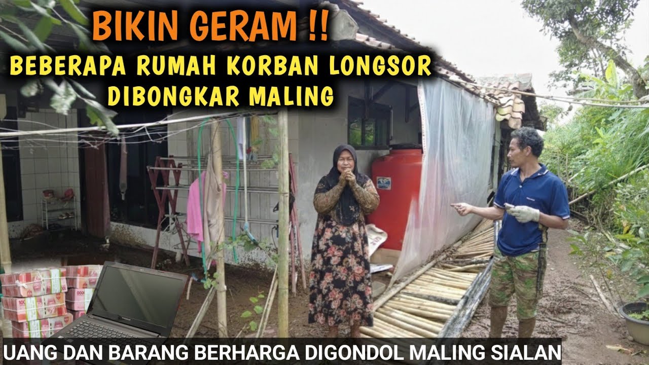 INI PARAH‼️RUMAH KORBAN LONGSOR CISARUA DIJARAH DIMASUKIN MALING SEMUA BARANG BERHARGA LUDES