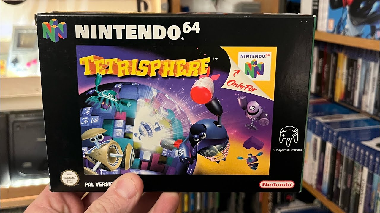 Геймплей Tetrisphere на N64 в режиме Analog 3D.