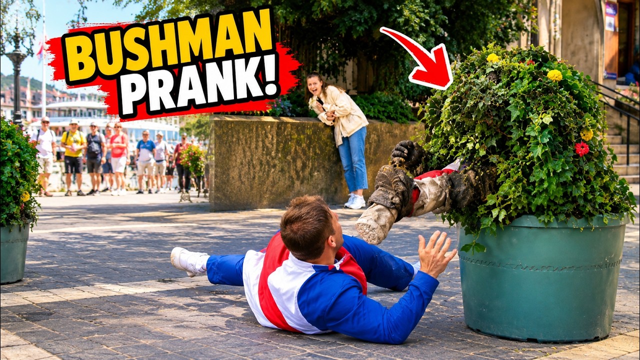 Bushman Prank: Best Reactions Ever 😂