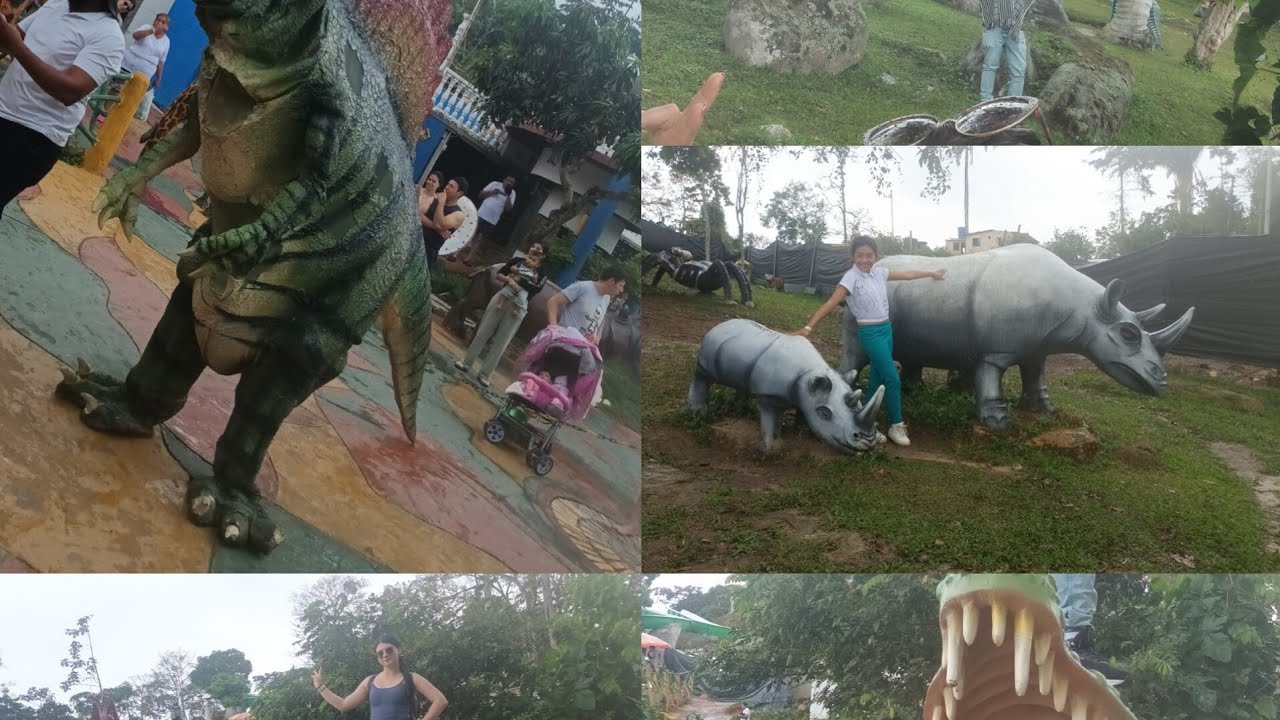 Parque tematico de dinosaurios el yarumo / mesitas del colegio🦕🦖🐊