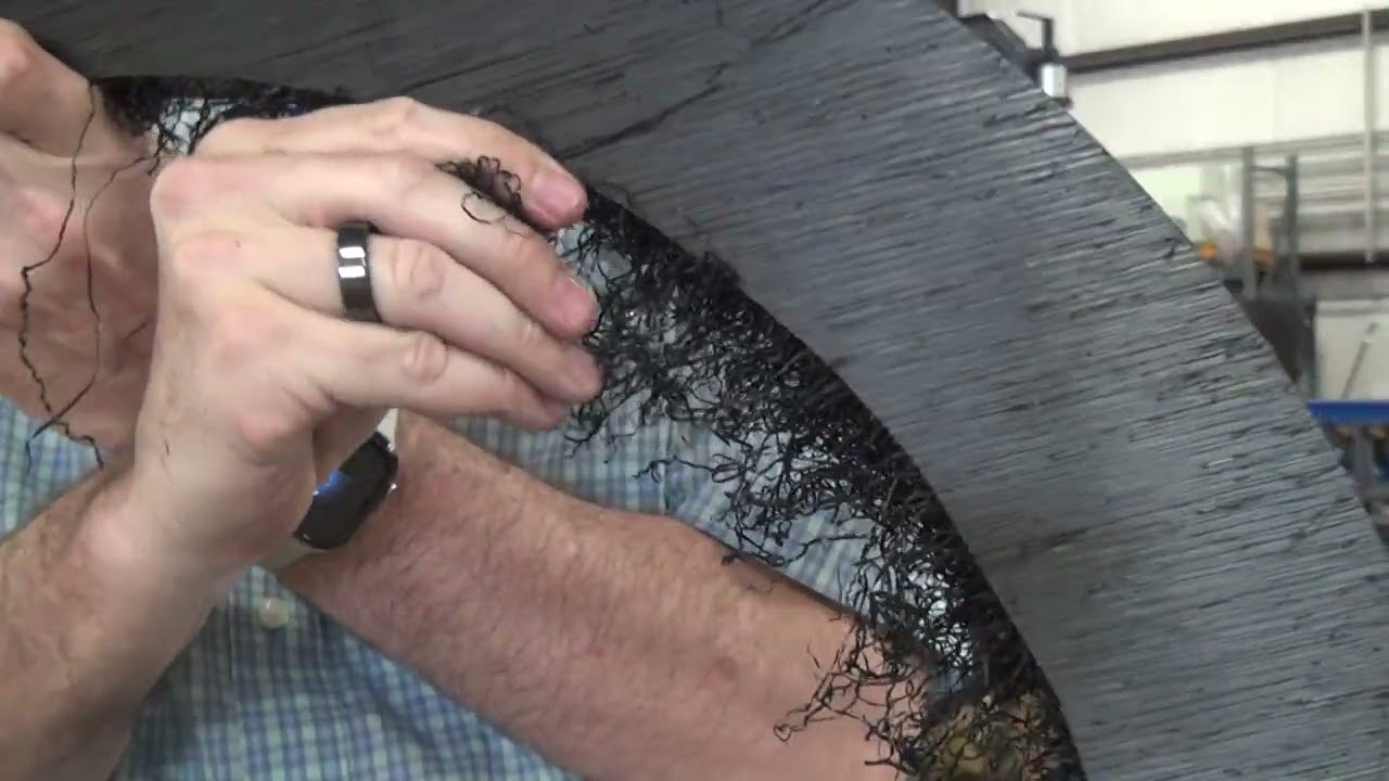 Образец трубы из полиэтилена высокой плотности (HDPE) модели MV, тестовый отрез.