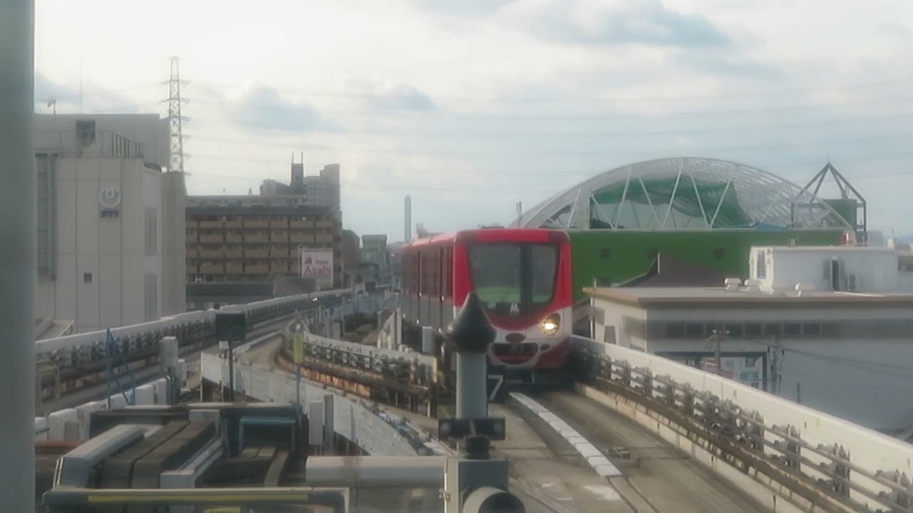 ニュートラム200系201-20F　住之江公園 止　住之江公園駅到着　2026.01.01