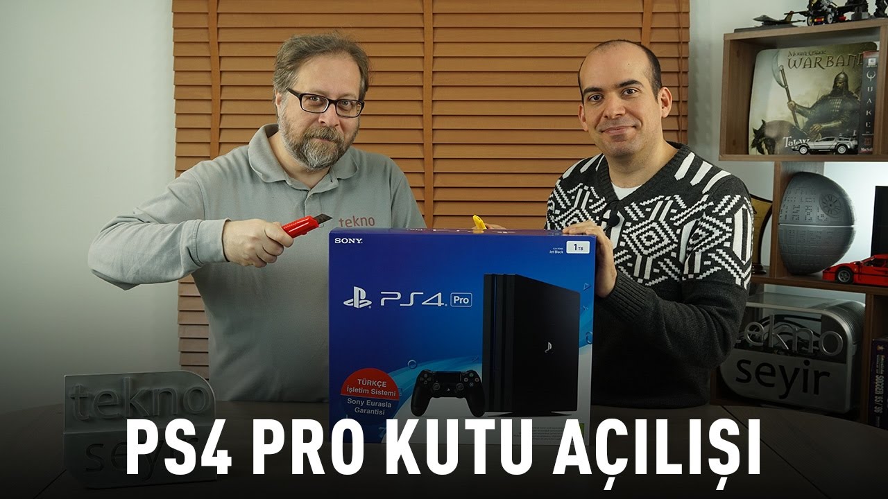 Sony PlayStation 4 Pro kutu açılışı