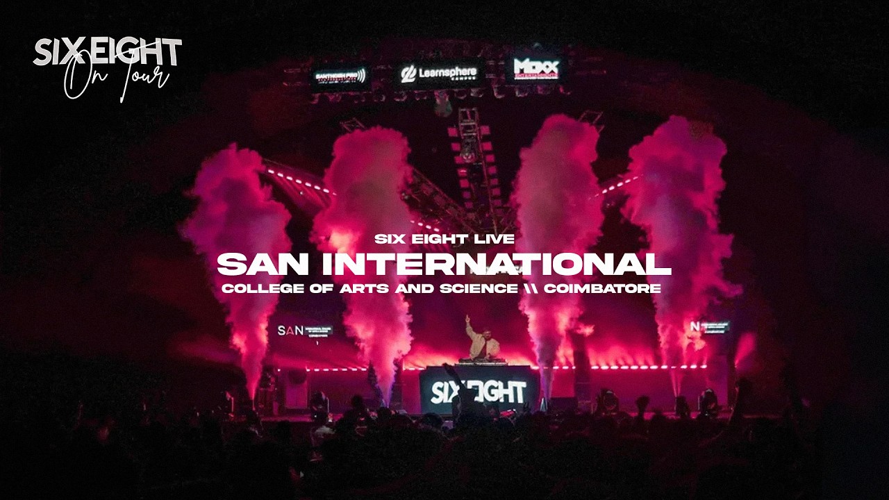 Six Eight Live At SAN International College of Arts and Science, Coimbatore | Live Show 2025